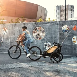 Kinderen Thule Fietstrailerbundels|Fietstrailerbundels-Chariot Lite double infant bundle
