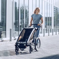 Kinderen Thule Fietstrailerbundels|Fietstrailerbundels-Chariot Lite double infant bundle