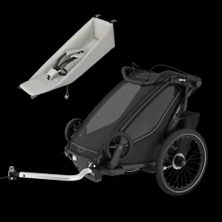 Kinderen Thule Fietstrailerbundels|Fietstrailerbundels-Chariot Sport 2 single infant bundle