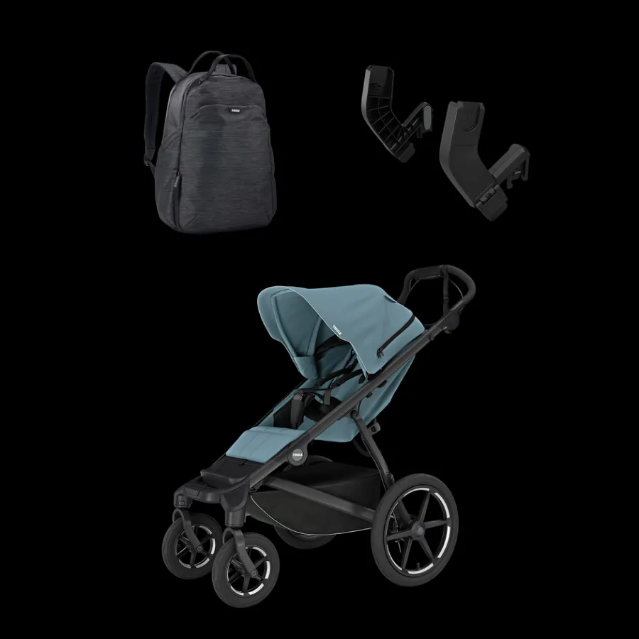 Kinderen Thule Kinderwagenbundels-Urban Glide 4-wheel car travel baby bundle